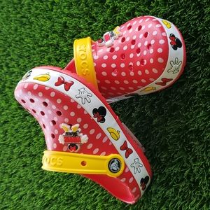 CROCS Disney Parks Minnie Mouse Light Up Polka Dot . C 12 Brand NEW.